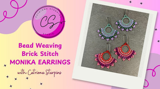 New Video Tutorial: Monika Earrings + Kits Now Available!