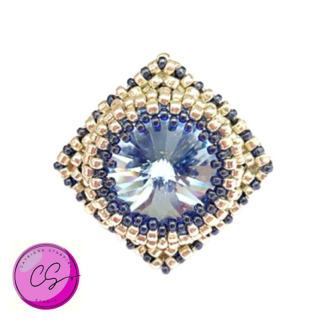 TUTORIAL - FREE PDF DOWNLOAD Celebrations Cocktail Ring by Catriona Starpins