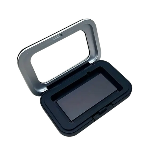 Magnetic Metal Tin Needle Case Black