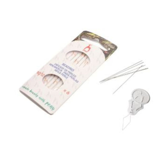 Beading Needles – Pony, 10/12, with Needle Threader