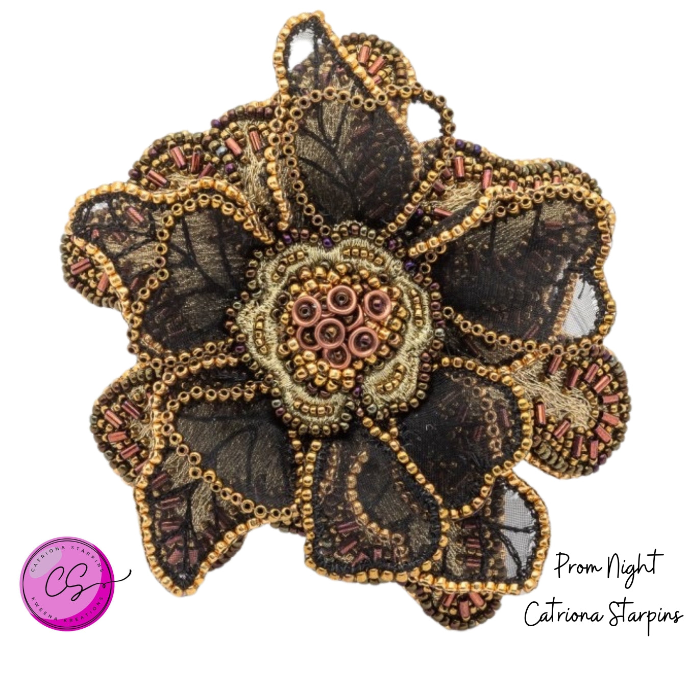 Partial Kit Lace Flower and PDF tutorial download- Prom Night, Limited Edition designed by Catriona Starpins PDF Download