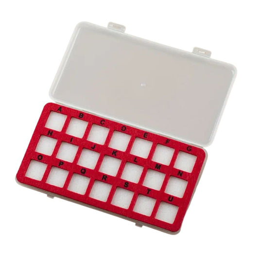 Red Beading Mat with Acrylic Storage Box
