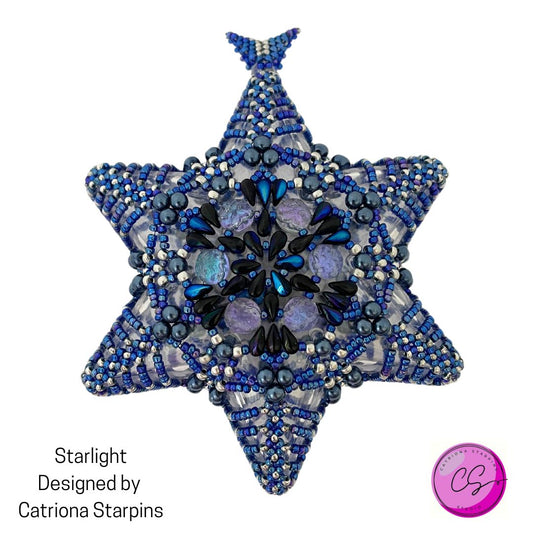 Starlight Christmas Ornament Kit BLUE with PDF Tutorial