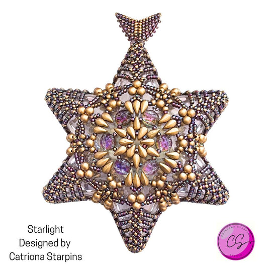 Starlight Christmas Ornament Kit PURPLE with PDF Tutorial