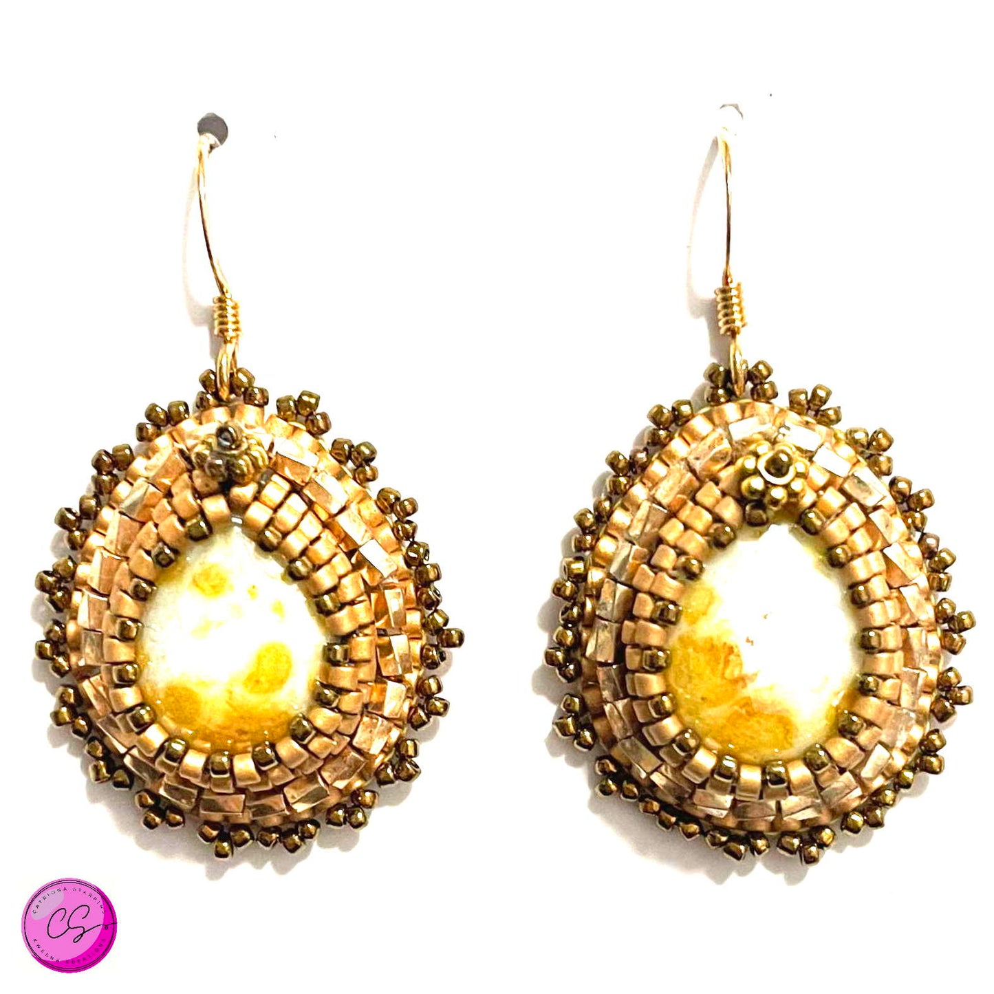 Rain Drop Earrings Kit Topaz Picasso