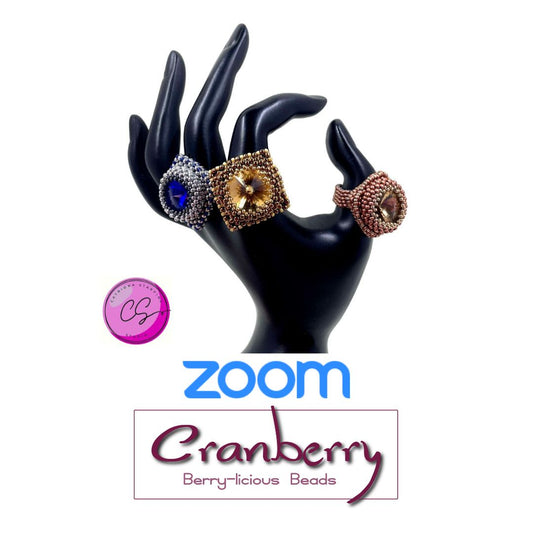 FREE Zoom Session – Catriona Starpins demonstrating Celebrations Cocktail Ring designed for IBW – 20th August 7pm AEST