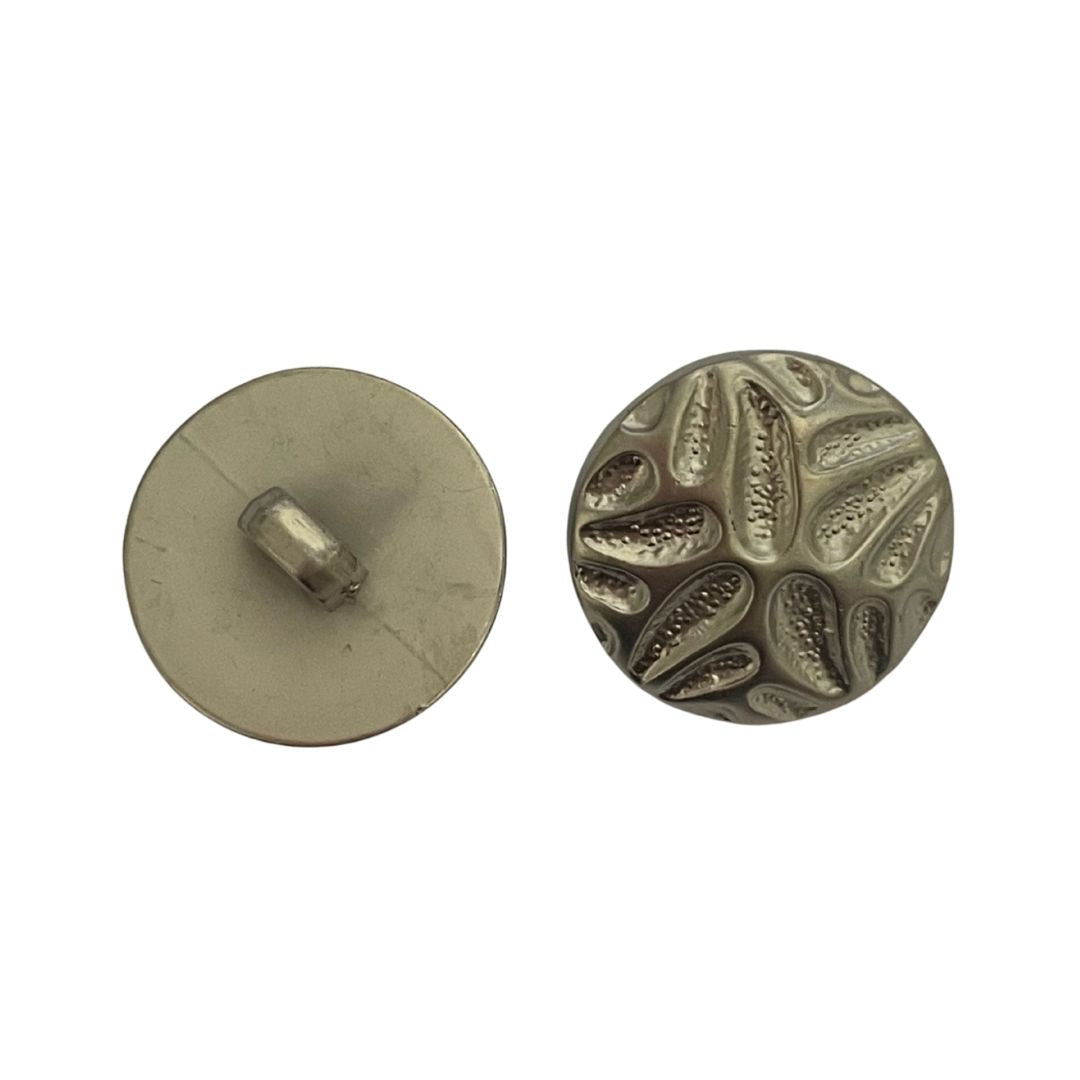 Look Button 20mm Metal Look Button with Shank, pack of 2 – catrionastarpins