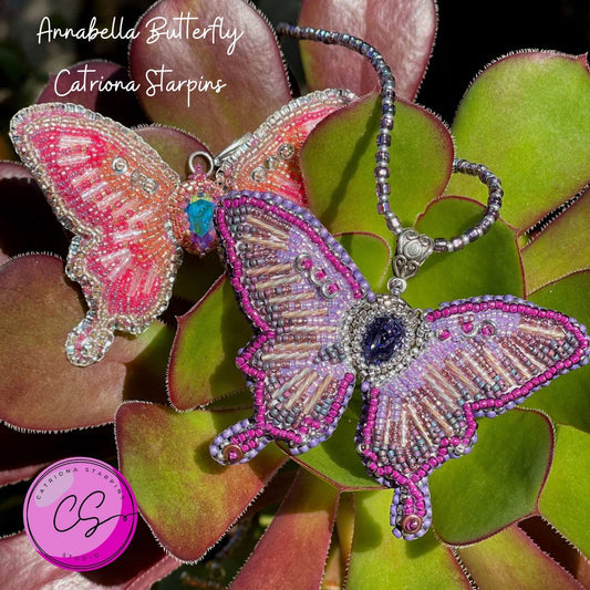 Tutorial - Annabella Butterfly Pendant designed by Catriona Starpins PDF Download