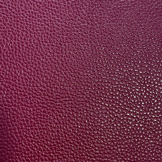 Burgundy Imitation Leather PU Vinyl
