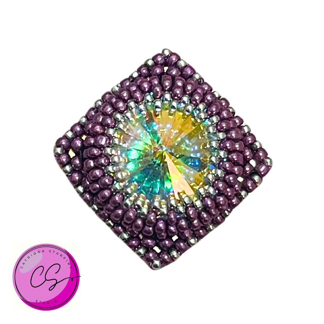 KIT - Purple Celebrations Cocktail Ring by Catriona Starpins