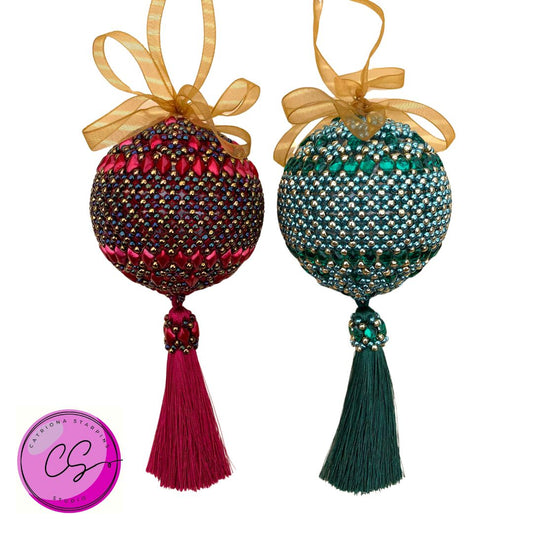 Tutorial - Clara's Christmas Bauble designed by Catriona Starpins PDF Download