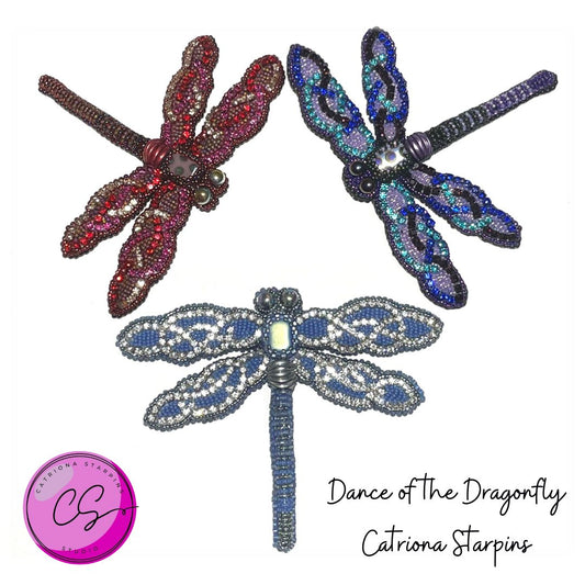 PDF Tutorial with Bonus Video - Dance of the Dragonfly designed by Catriona Starpins PDF Download