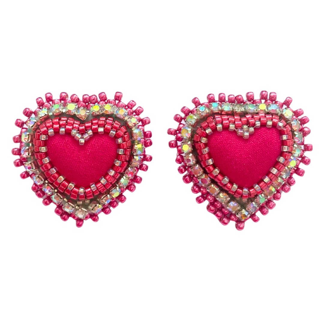 Sweetheart Earrings Kit Pink for WORKSHOP ATTENDEES ONLY