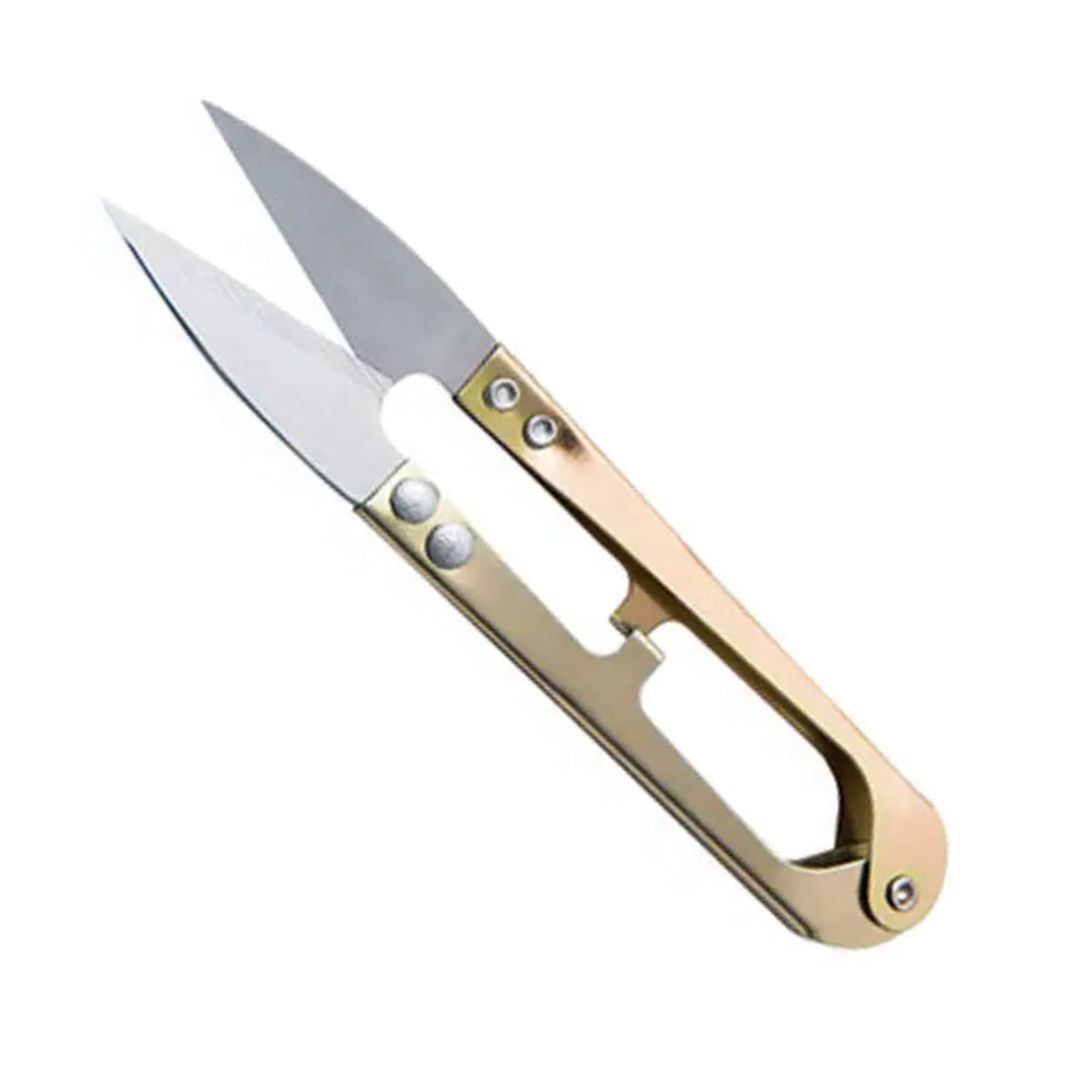Spring Loaded Thread Snips Gold – catrionastarpins