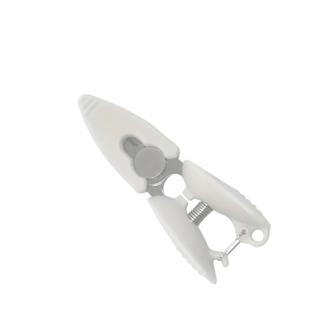 Mini Spring Loaded Thread Snips White – catrionastarpins